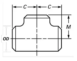 Equal Tee Dimensions Equal Tee Dimensions